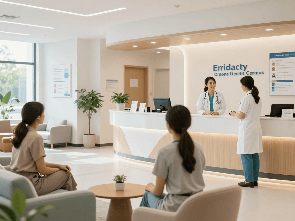 강남토닥이와 함께하는 환자의 건강 상담 및 케어 서비스의 전문적 환경