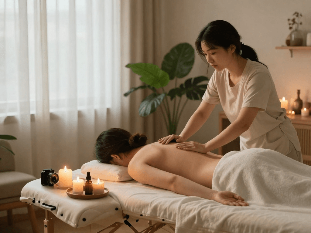 Experience the ultimate 사당출장마사지 treatment in a tranquil home setting with aromatic candles and soothing oils.