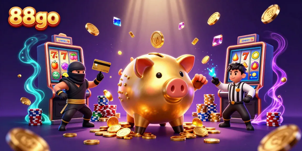 Experience thrilling casino action with 88go's vibrant gaming scene featuring dynamic characters and exciting elements.