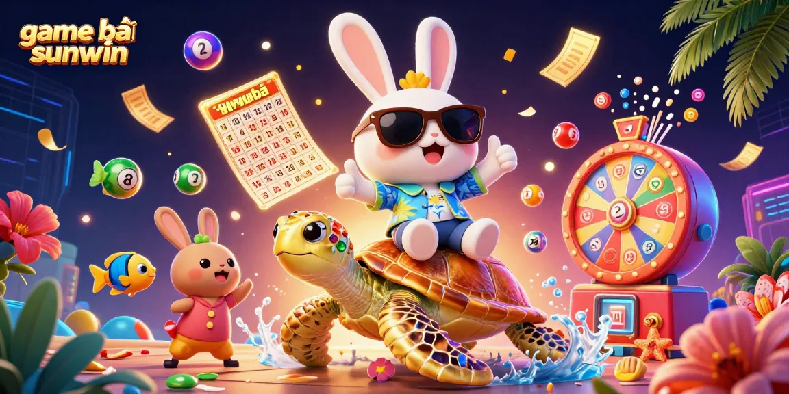 Experience the thrill of game bài sunwin with vibrant visuals and exciting elements in this dynamic illustration.