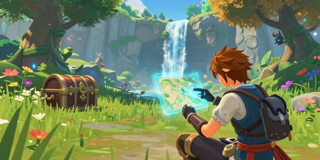 Player engaged in rokok88 login gameplay, exploring mystical landscapes and uncovering hidden quests in a vibrant gaming world.